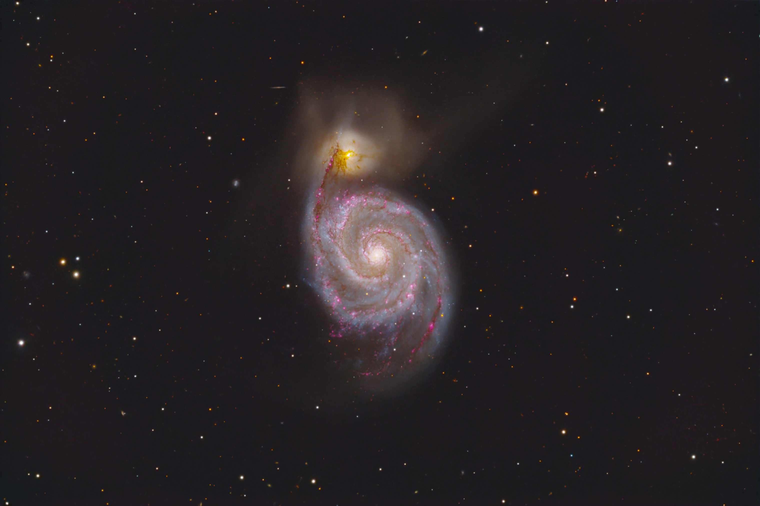 Messier 51: Whirlpool Galaxy Revisited